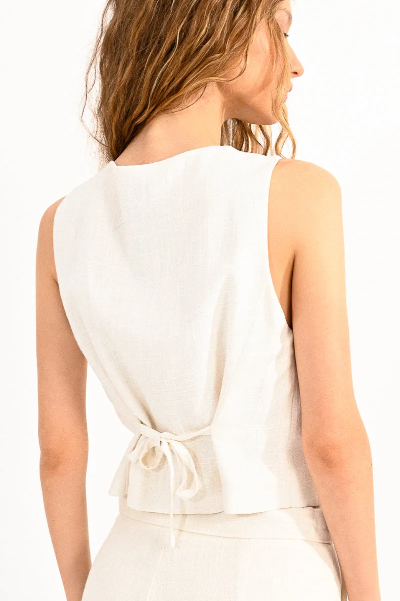 Linen Vest