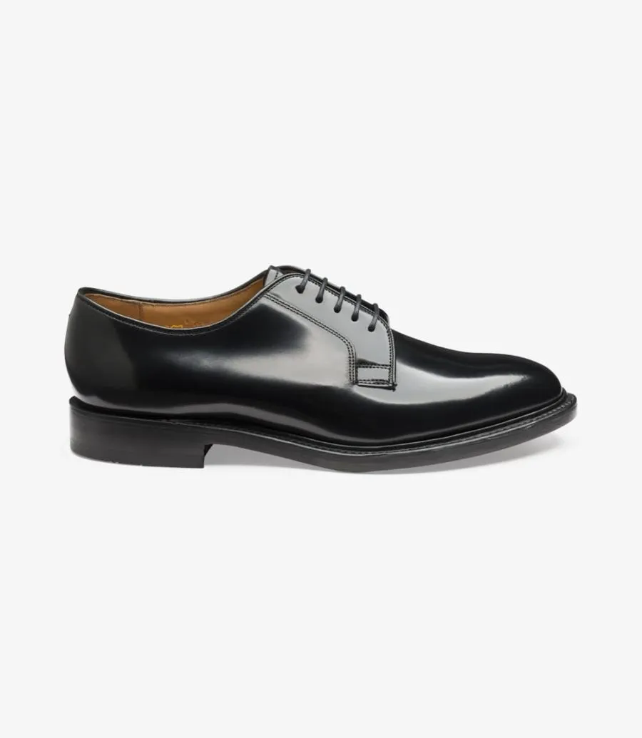 LOAKE 771B Stylish Plain tie shoe - Black