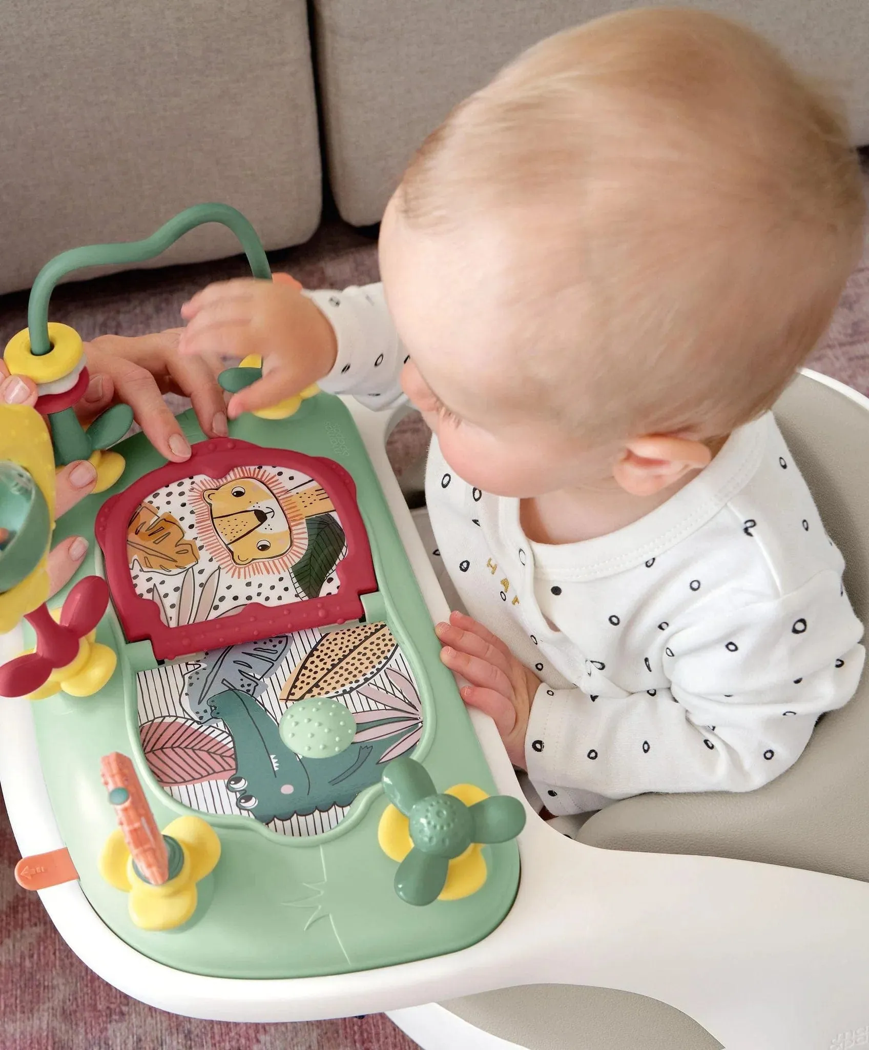 Mamas and Papas Baby Snug and Activity Tray - Clay