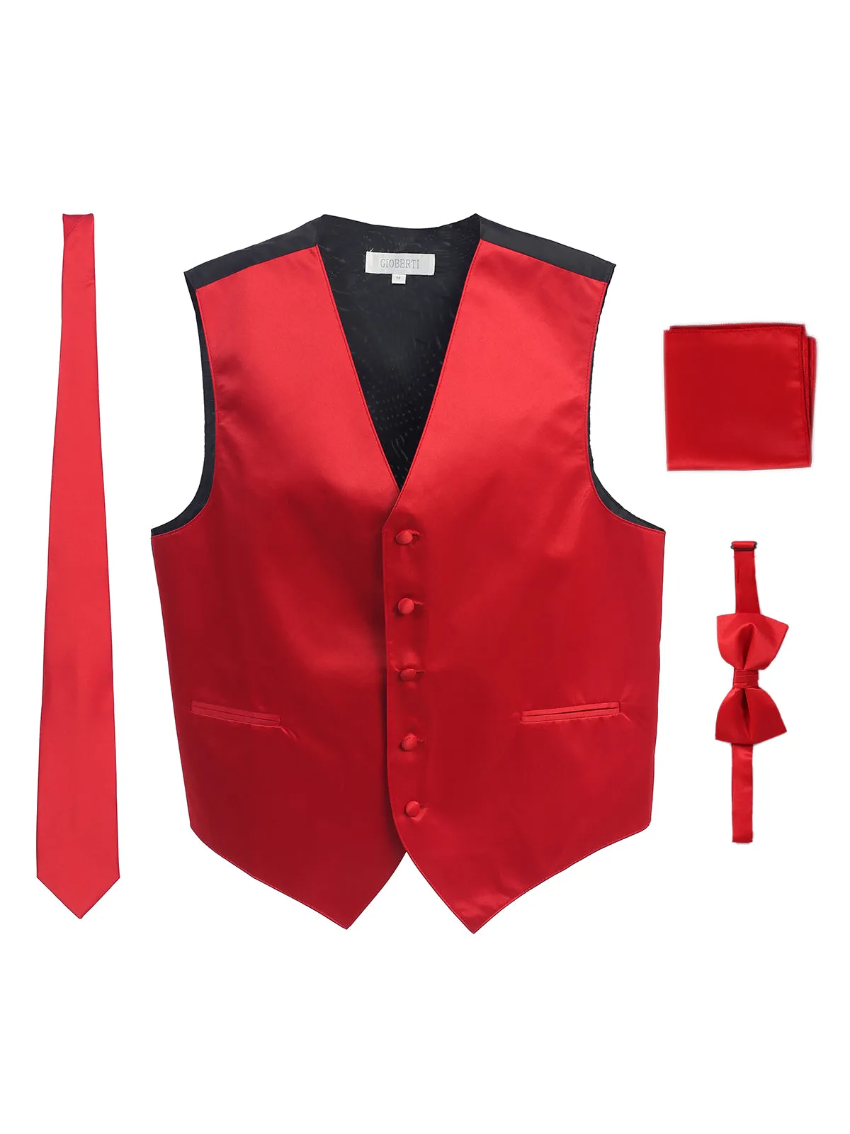 Men's 4 pc Formal Vest Set