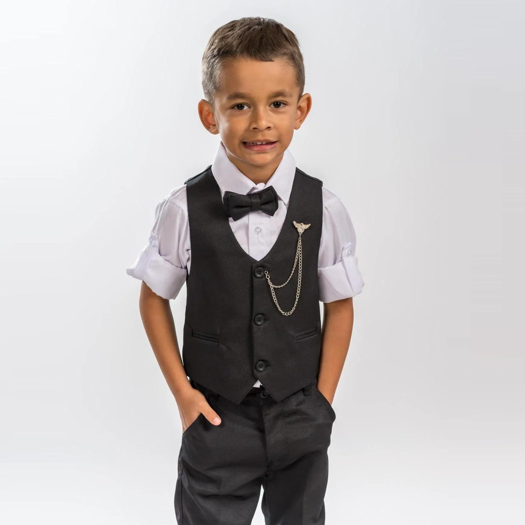 Messy Dressy Formal Boys Suit