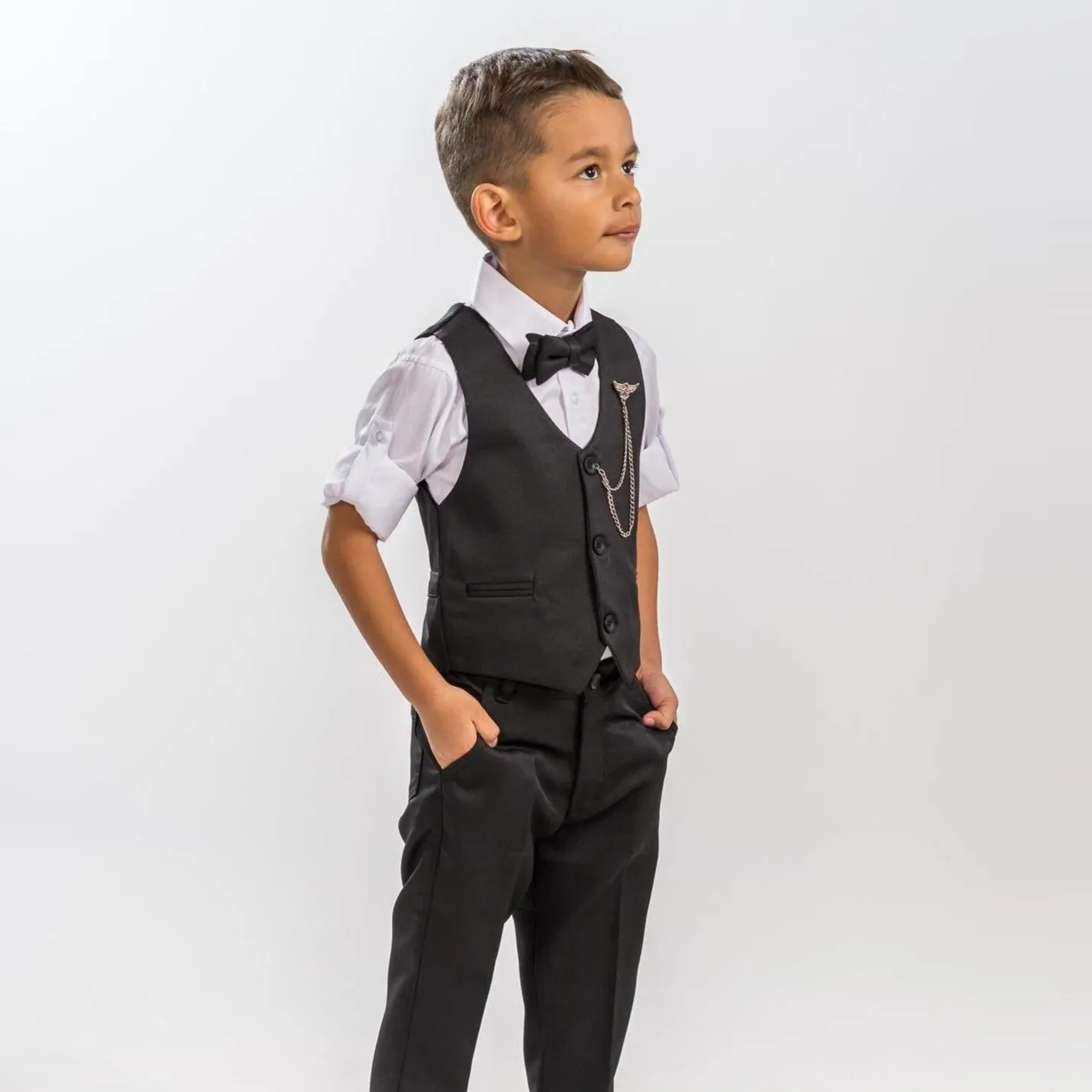 Messy Dressy Formal Boys Suit