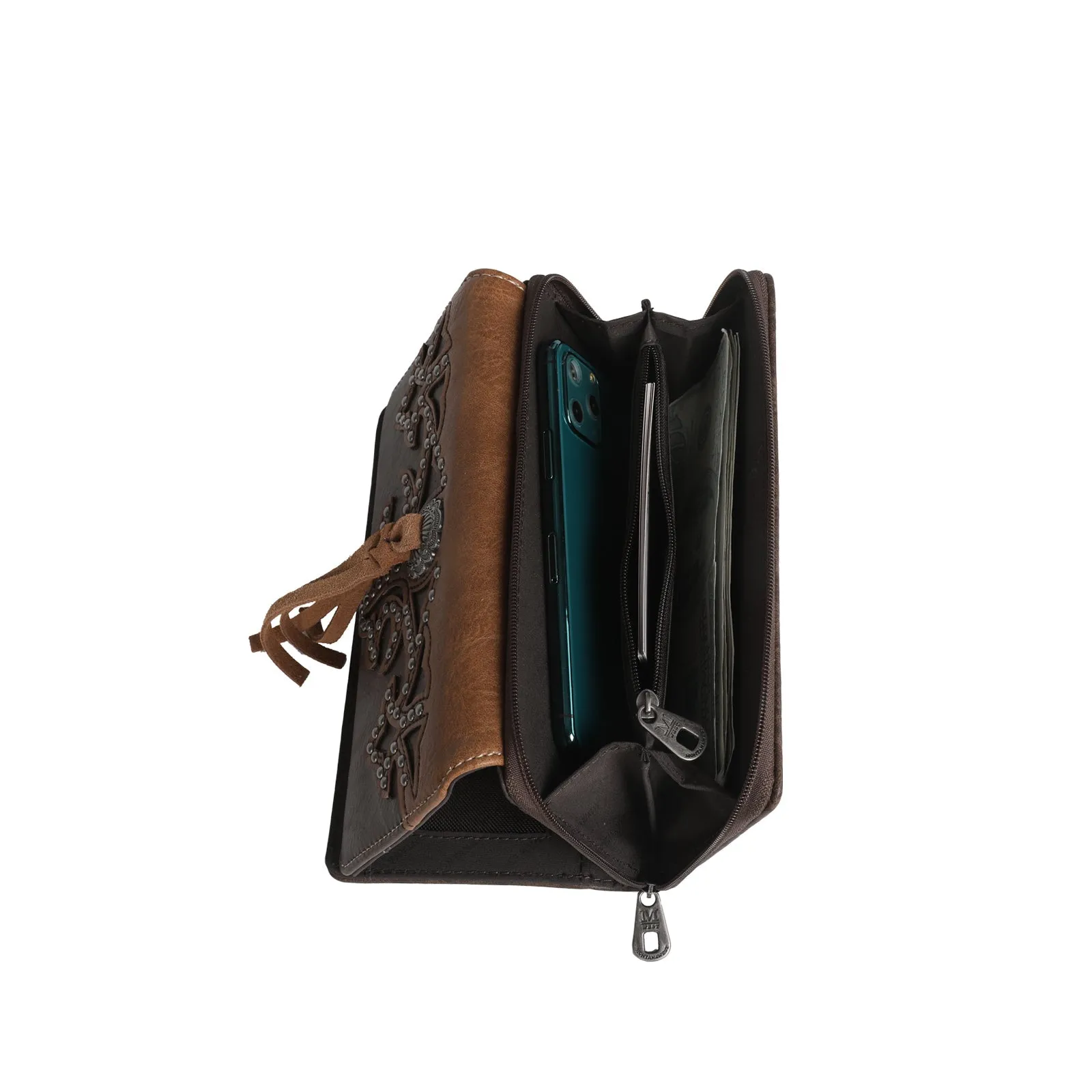 Montana West Boot Scroll Collection Wallet