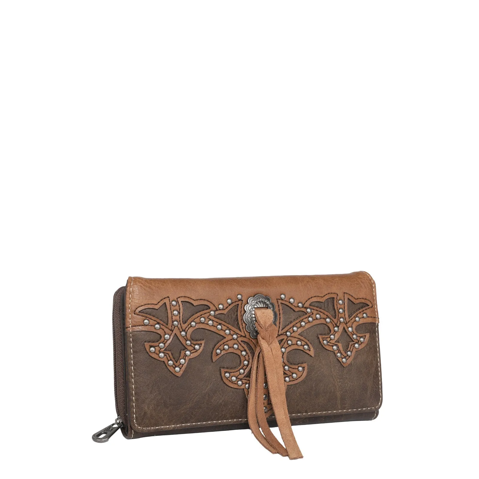 Montana West Boot Scroll Collection Wallet