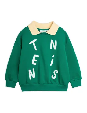 NEW Mini Rodini | Tennis application collar sweatshirt