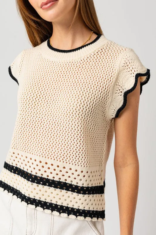 On Trend Sleeveless Knit Top