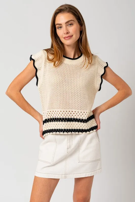 On Trend Sleeveless Knit Top