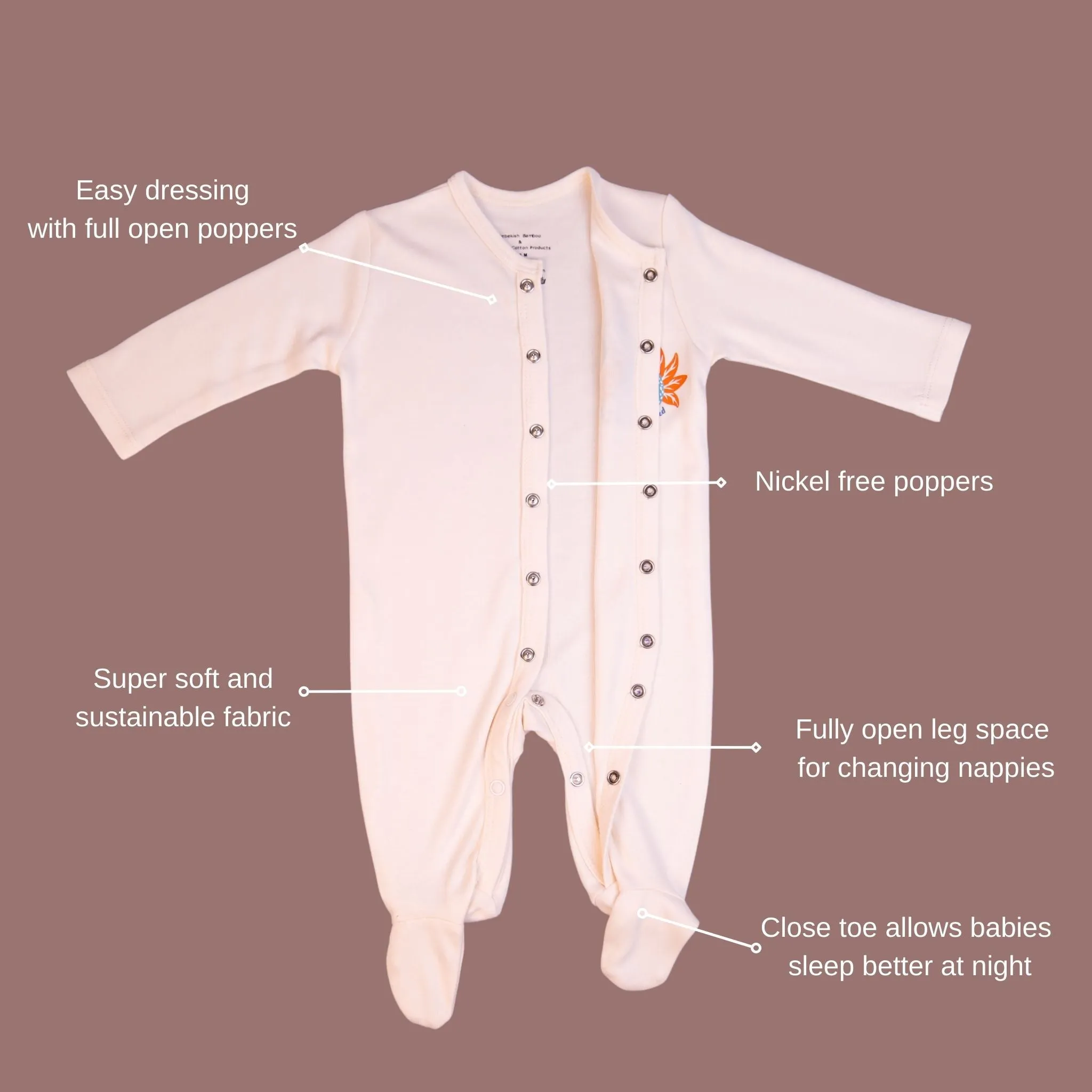 Organic Baby Short Sleeve Bodysuit & Sleepsuit Bundle