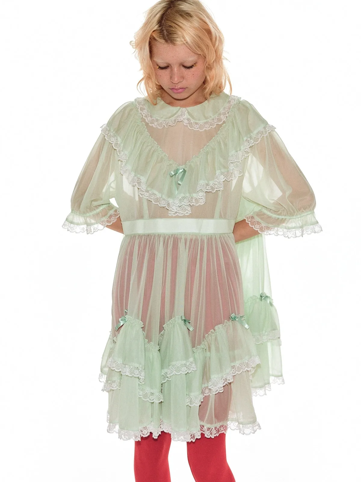 Oversized Lolita Sheer / Mint Green