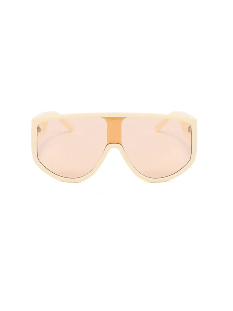 Oversized Sporty Framed Sunglasses