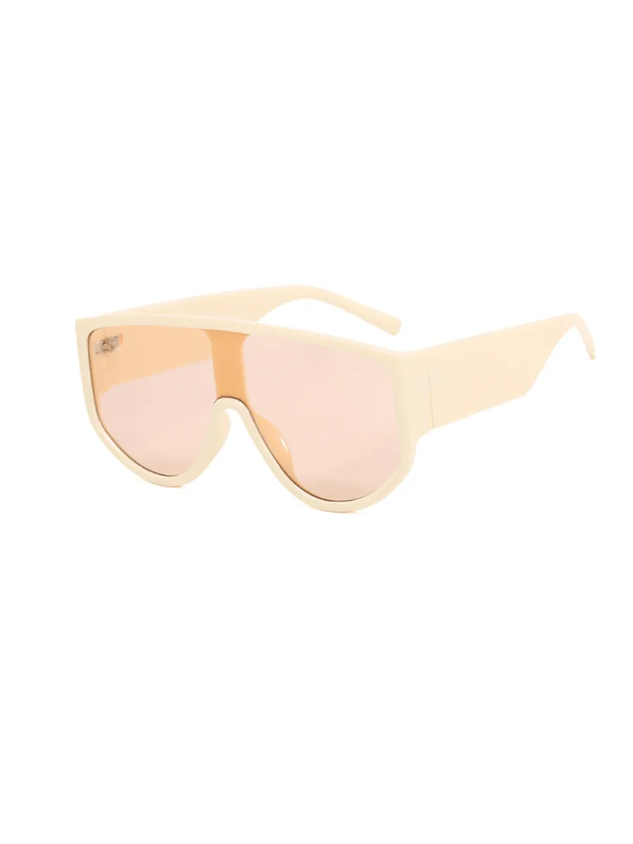 Oversized Sporty Framed Sunglasses