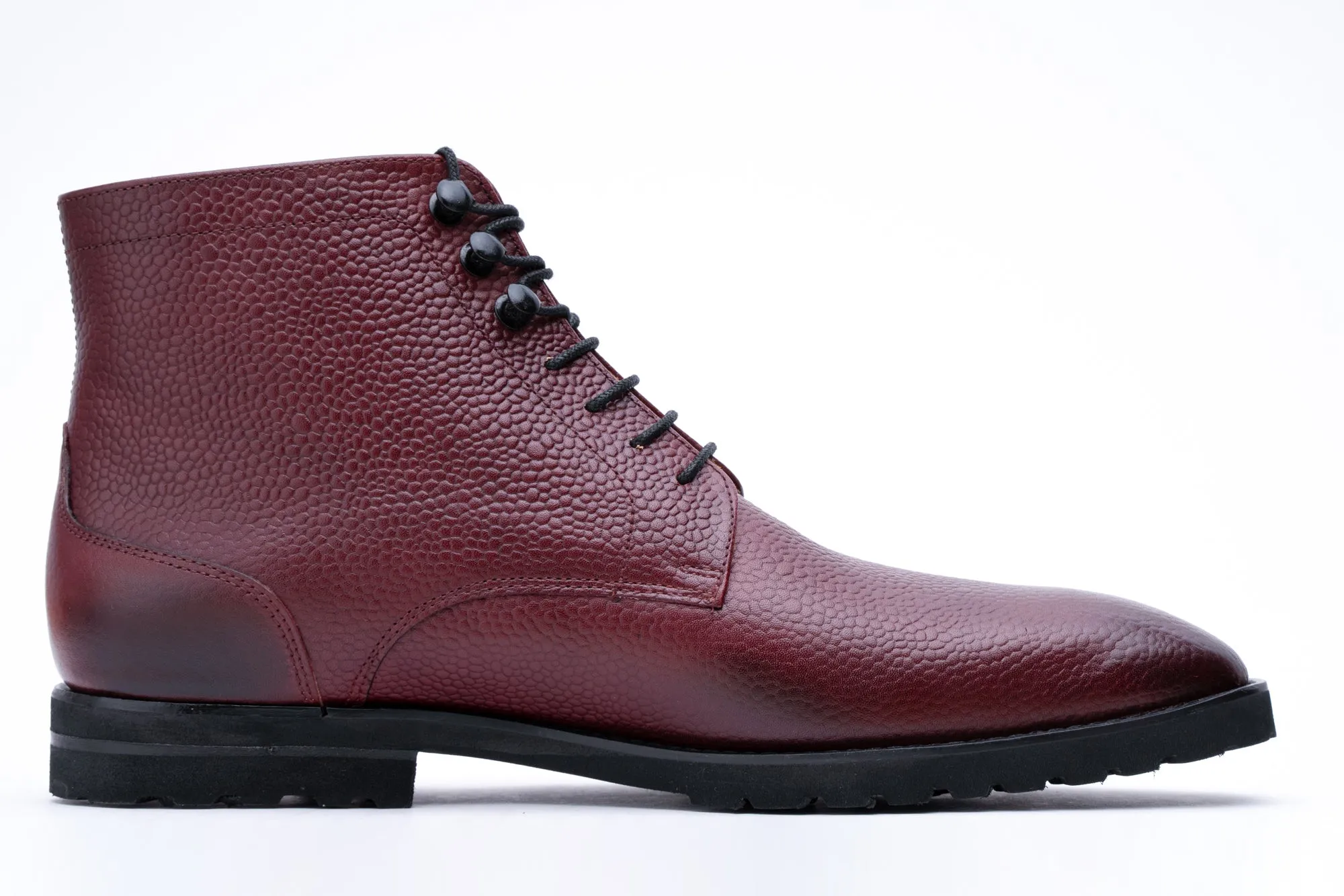 Pebble Grain Derby Boot