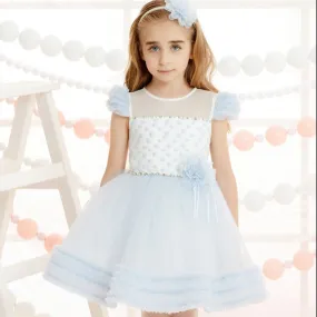 Princess Blue Girls Formal Dress