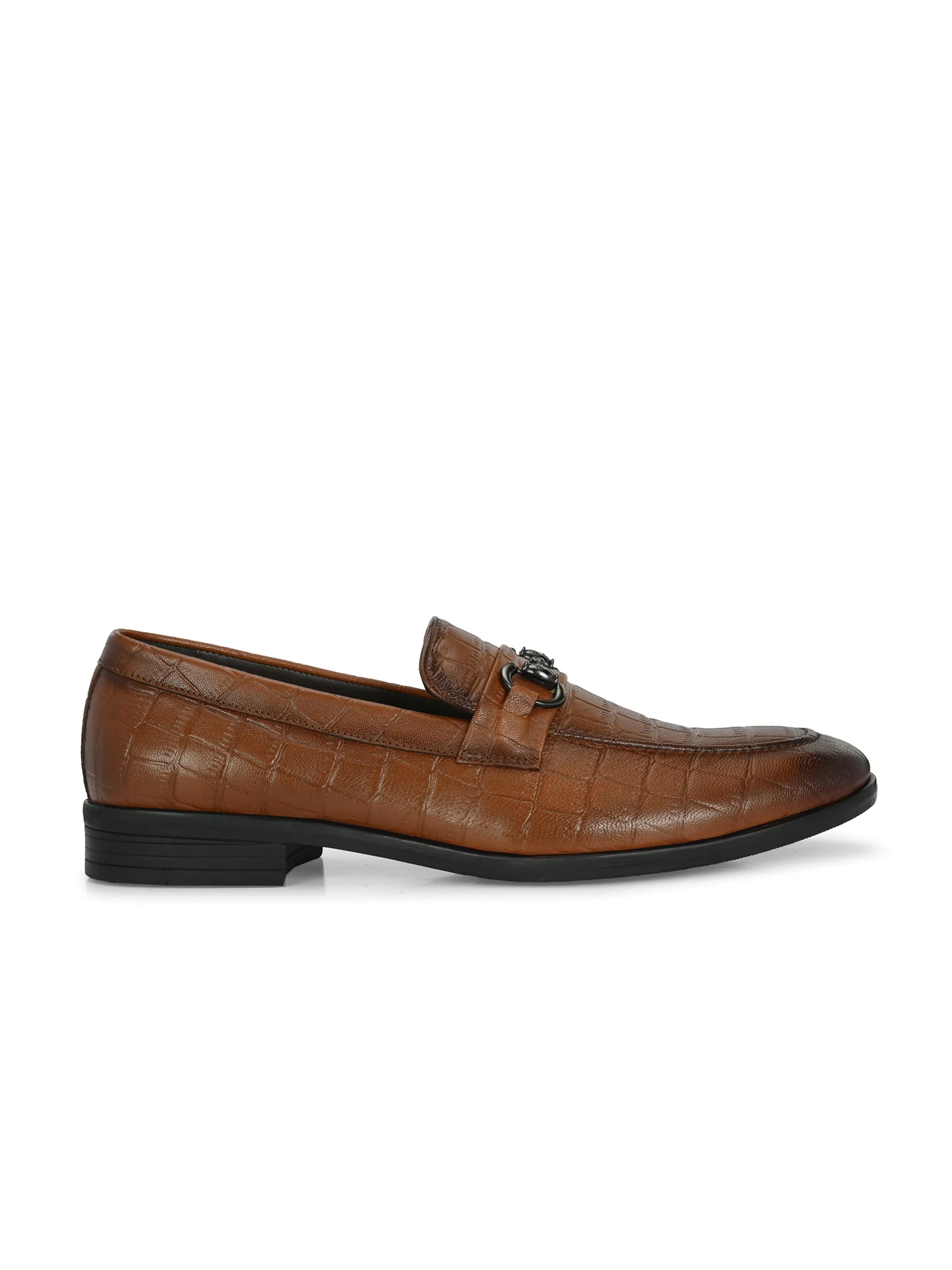 Prive Tan Formal Slip-Ons