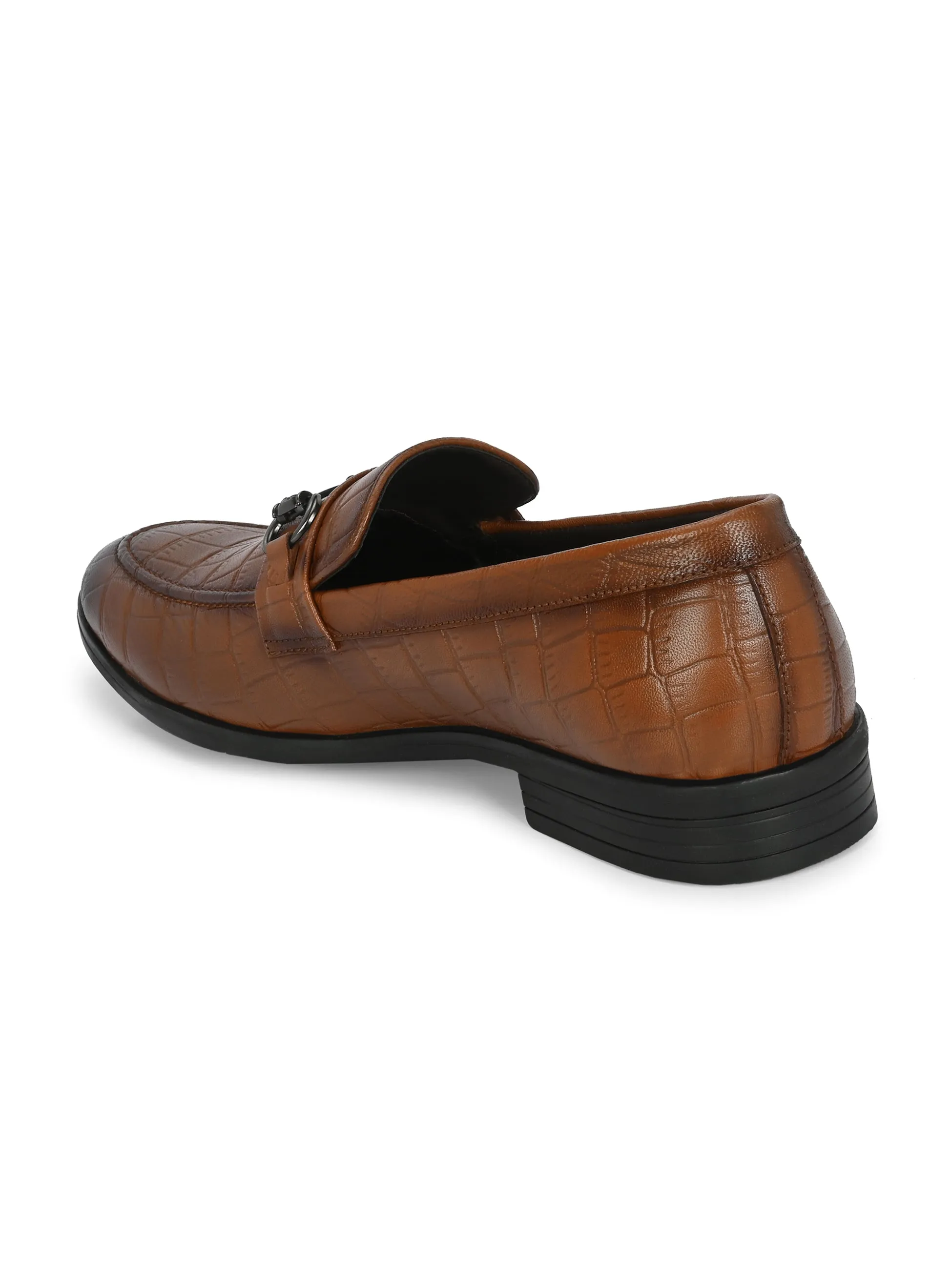 Prive Tan Formal Slip-Ons