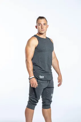 RKM SPORTY SCOOP TANK - CHARCOAL GREY