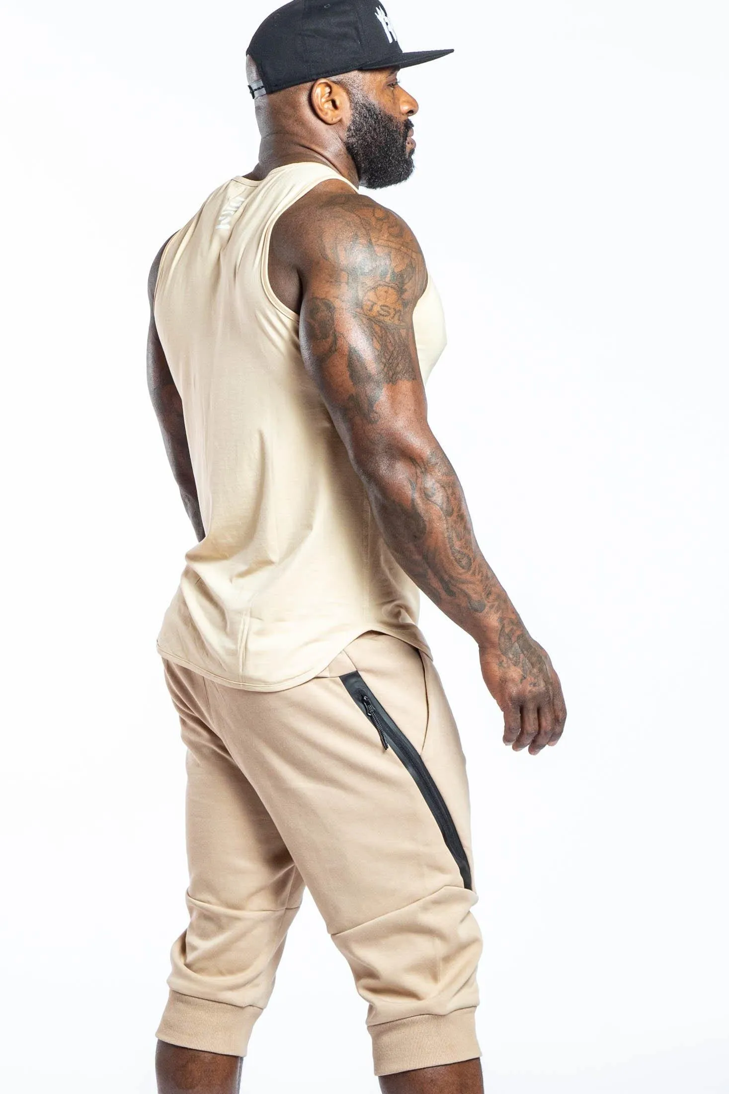 RKM SPORTY SCOOP TANK - TAN