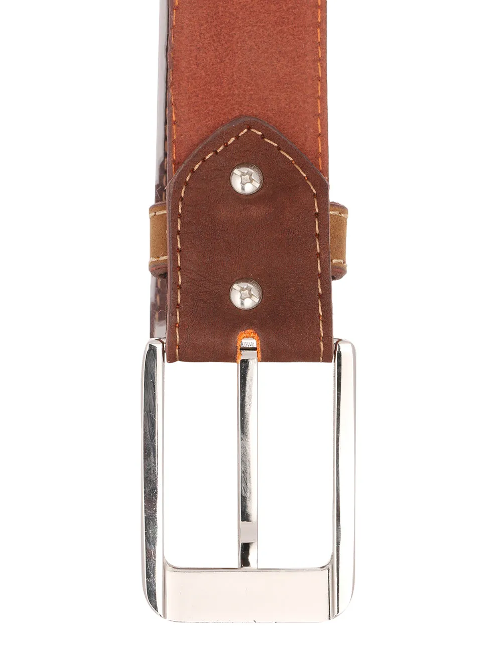 RL Nubuck middle rib formal leather mens belt