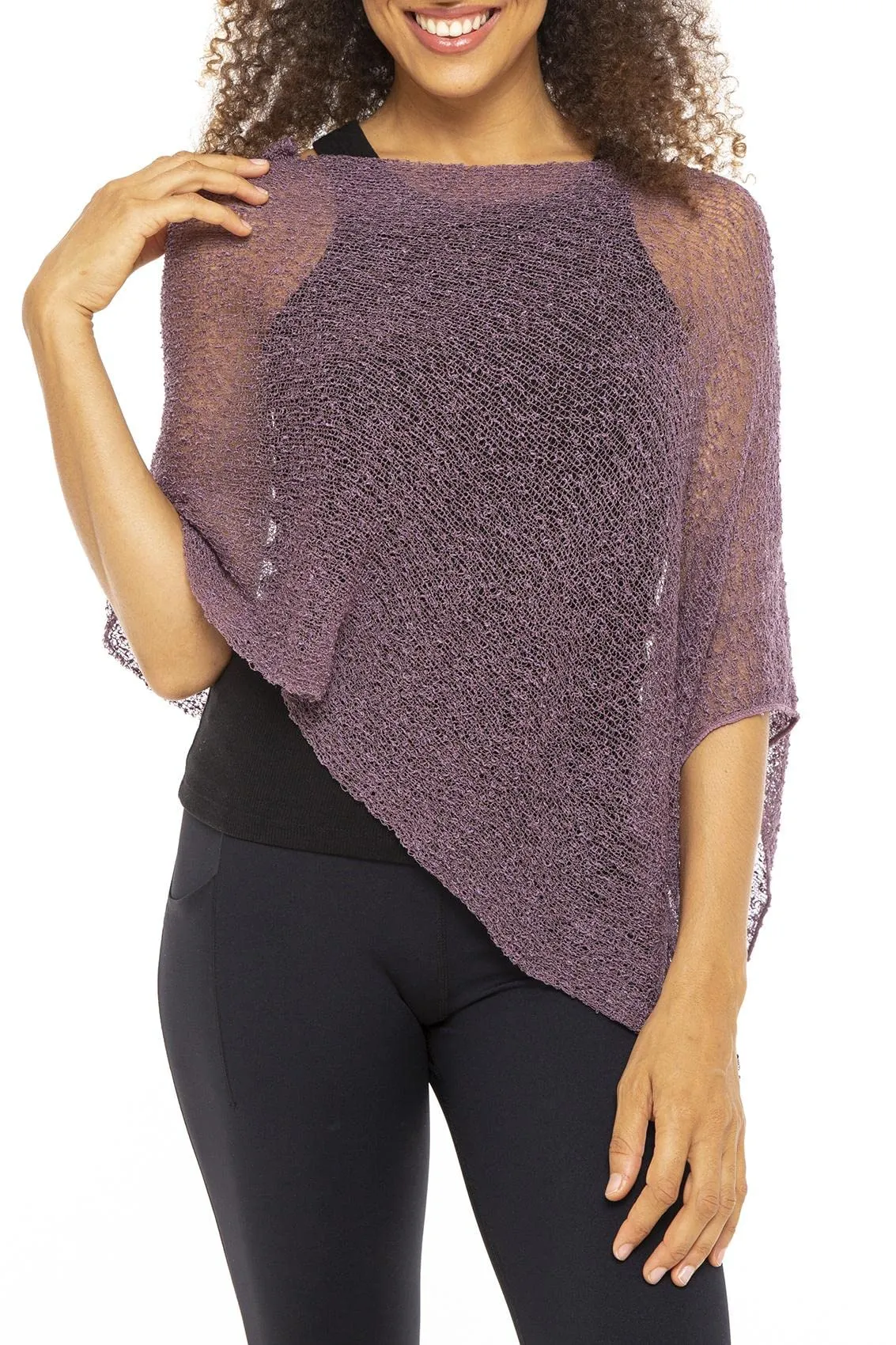 Sheer Poncho Bolero Pullover Shrug