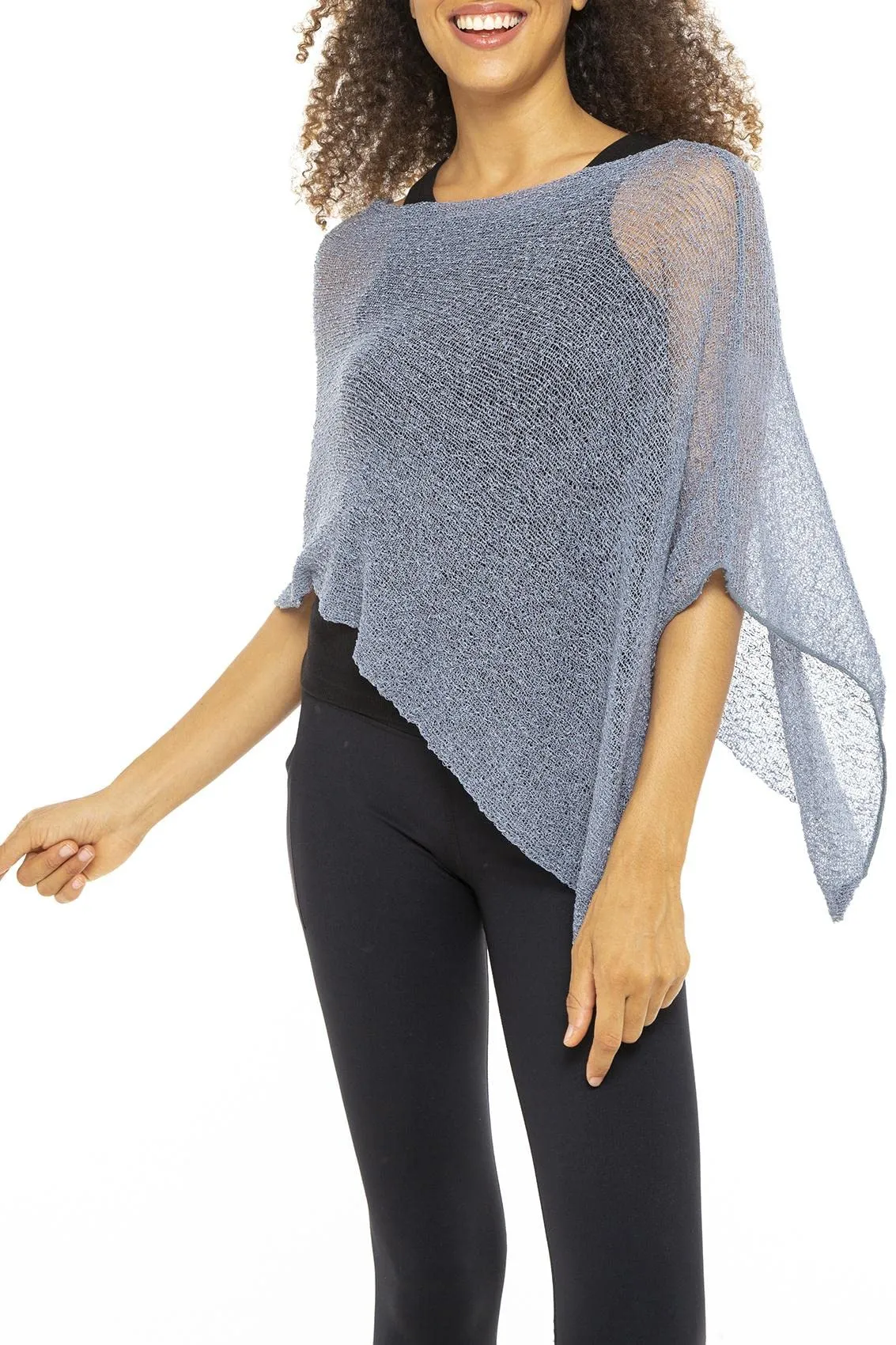 Sheer Poncho Bolero Pullover Shrug