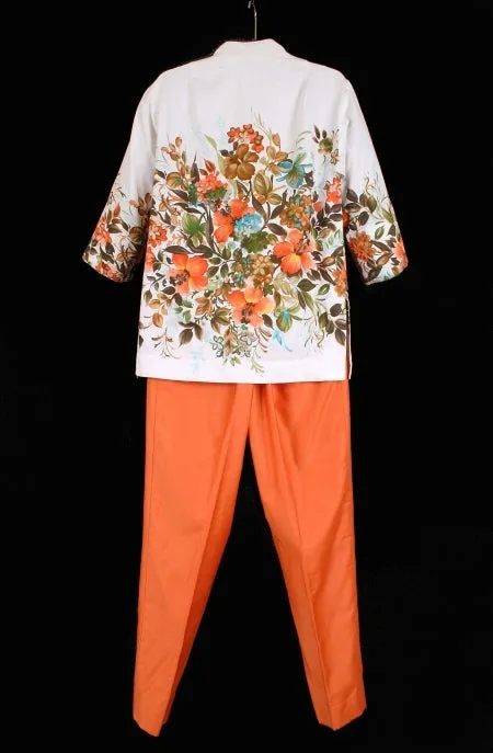 Silk Cigarette Pant Set