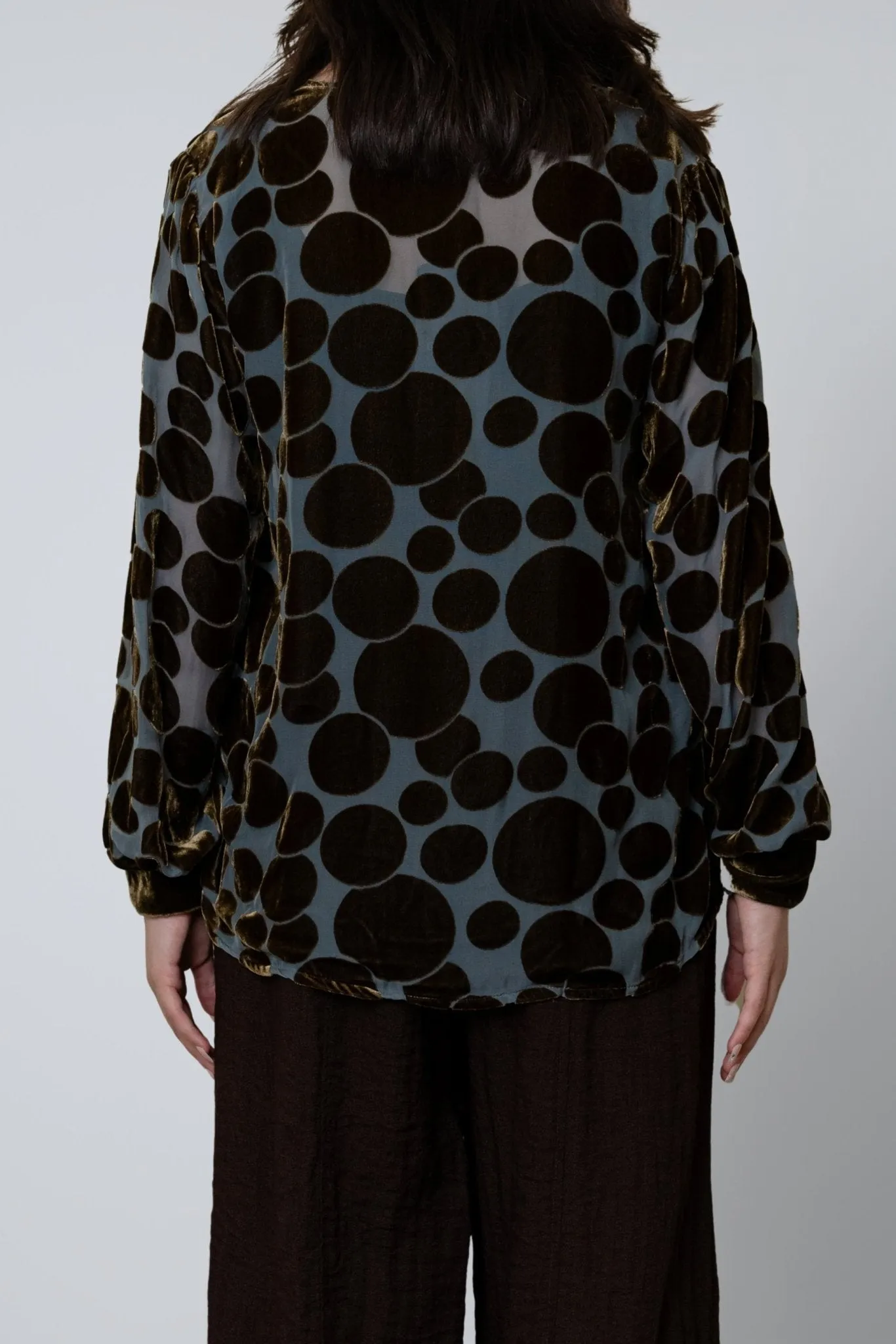 Silk Dot Top