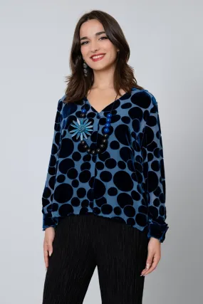 Silk Dot Top