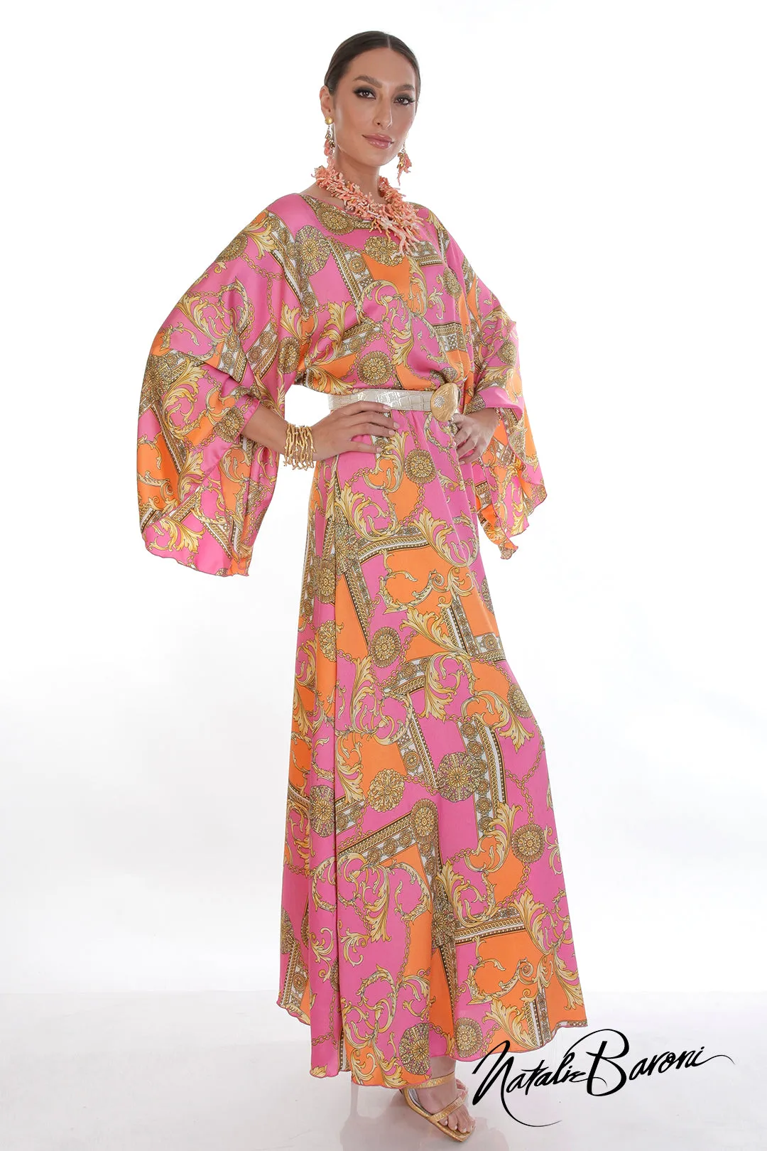 Silk Kimono Dress - Murano