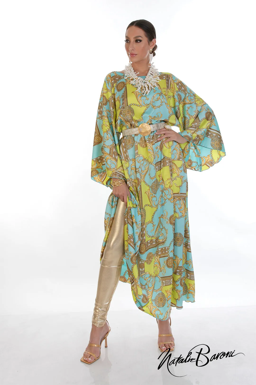 Silk Kimono Dress - Murano