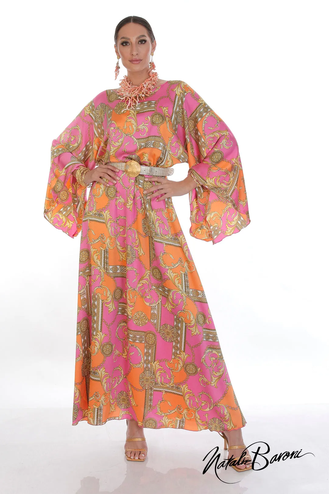 Silk Kimono Dress - Murano