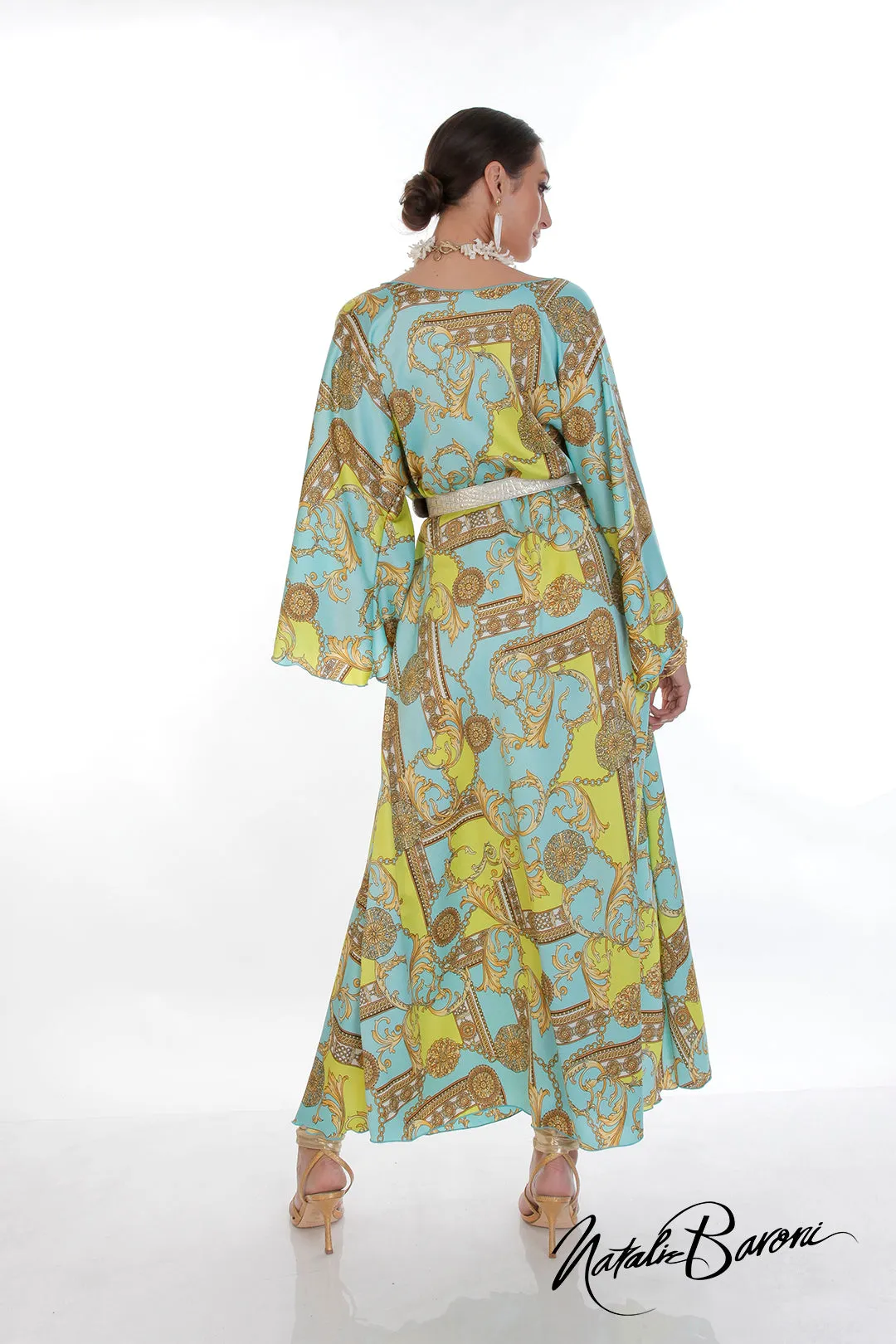 Silk Kimono Dress - Murano