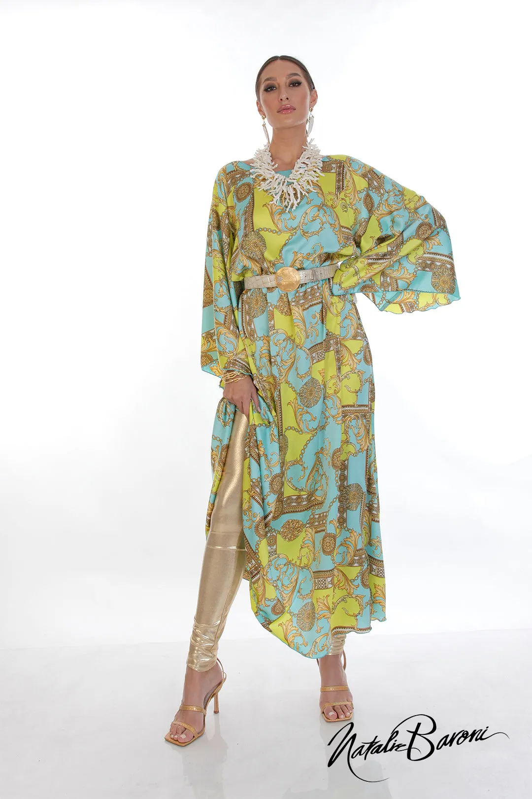 Silk Kimono Dress - Murano