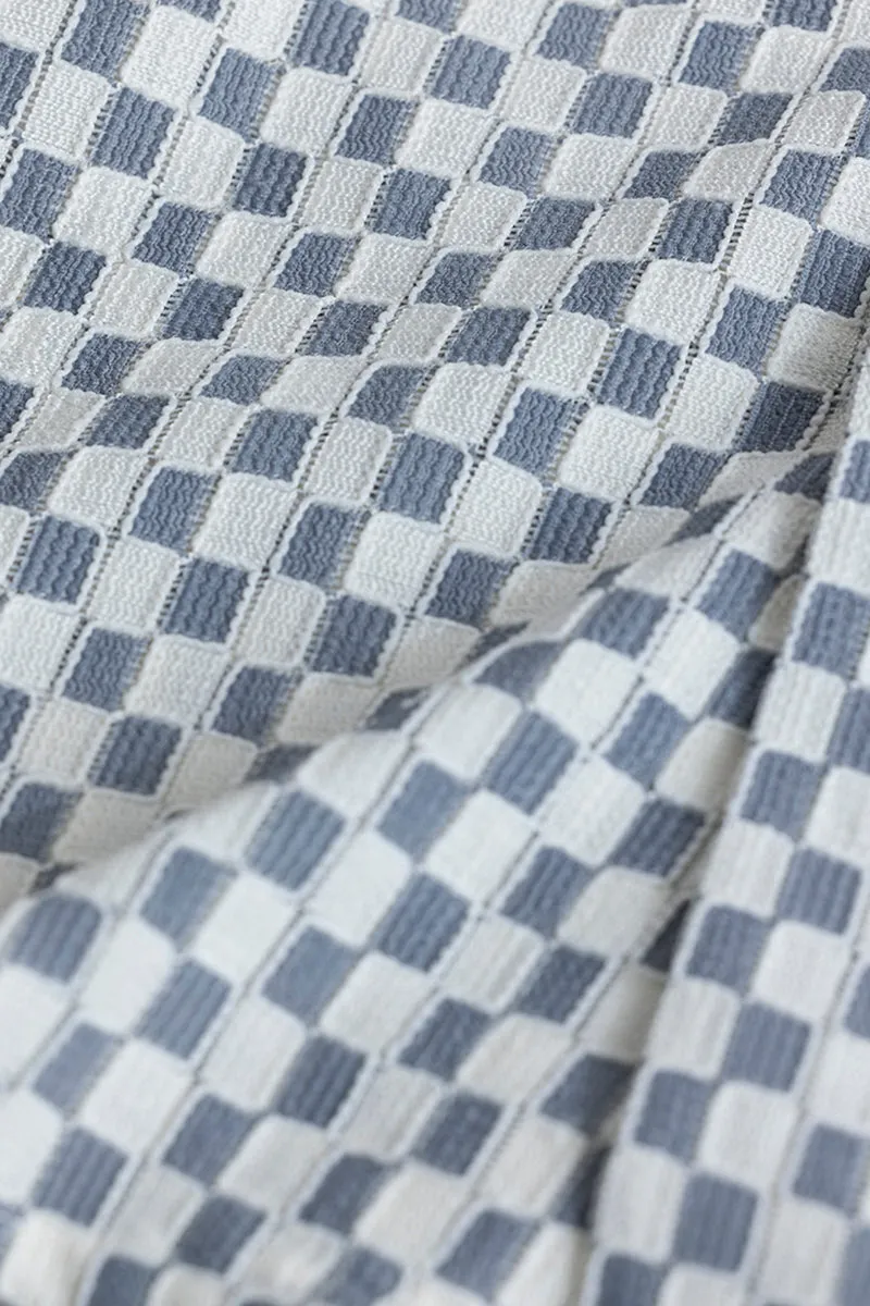 Snug Blue Checked Shirt