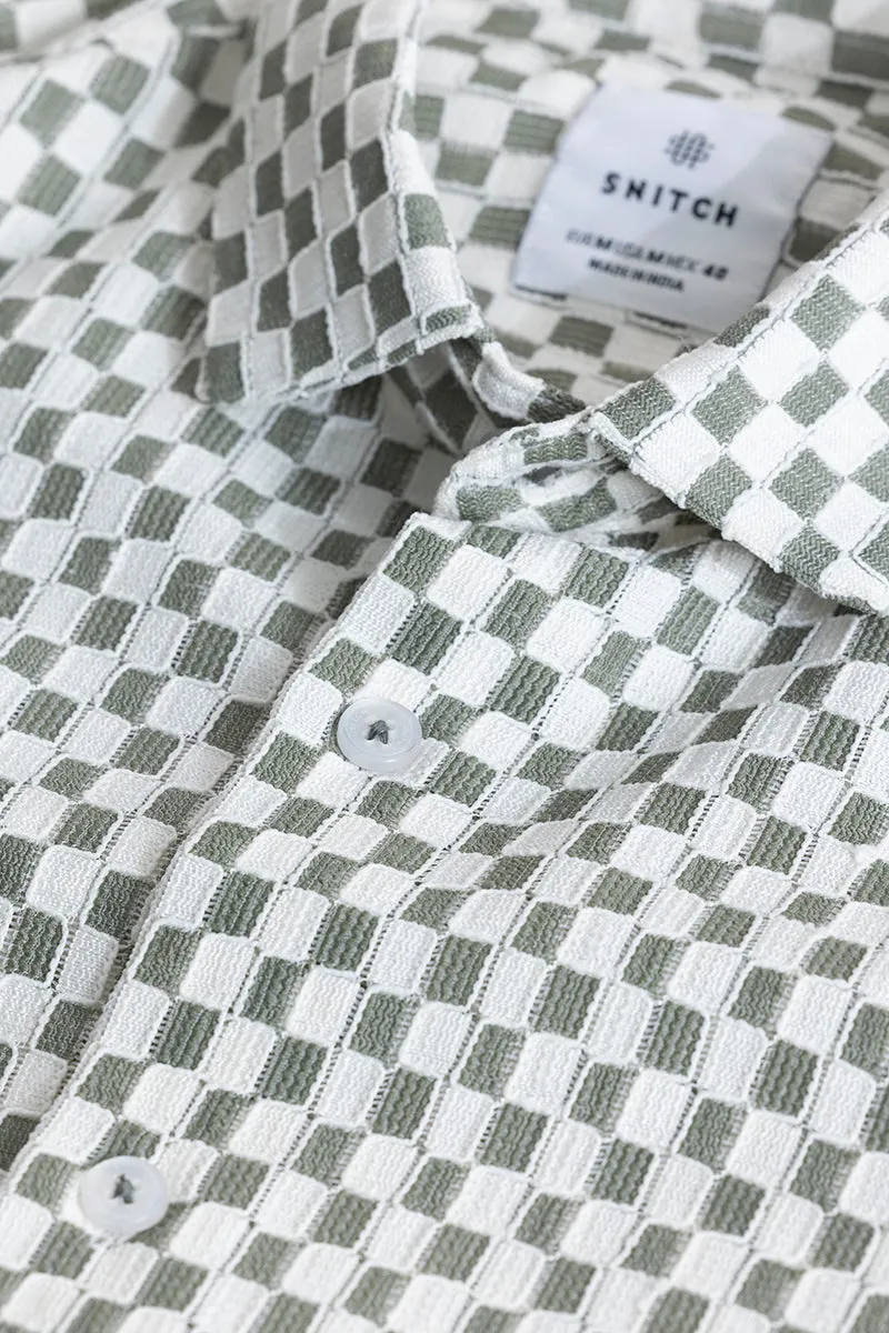 Snug Moss Green Checked Shirt