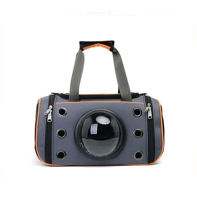 Sporty Pet Carrying Bag with viewing bubble