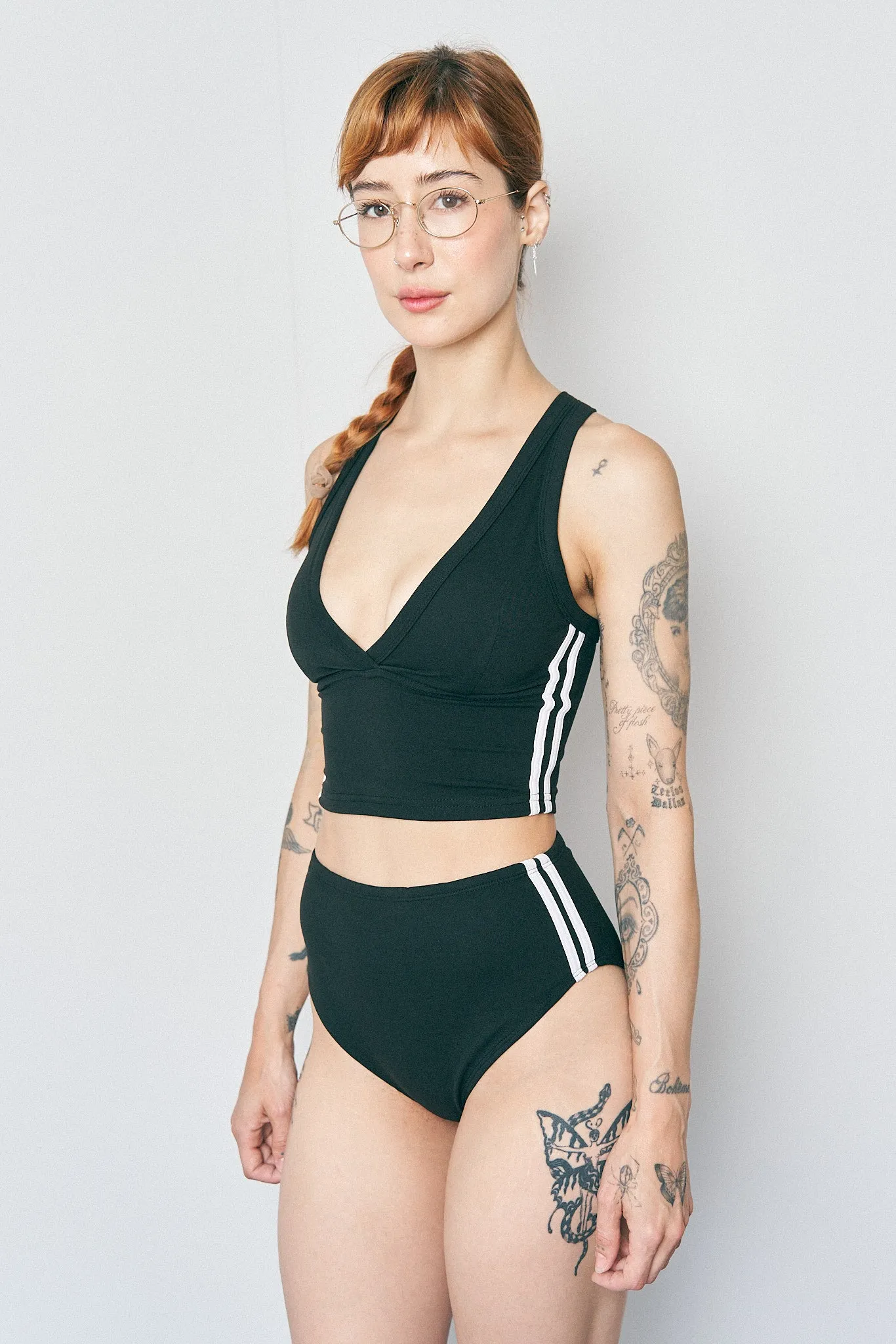 Sporty Spice High Waist Bikini Bottom