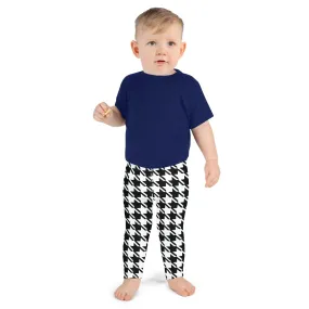 Sporty Style: Houndstooth Athletic Workout Leggings for Boys