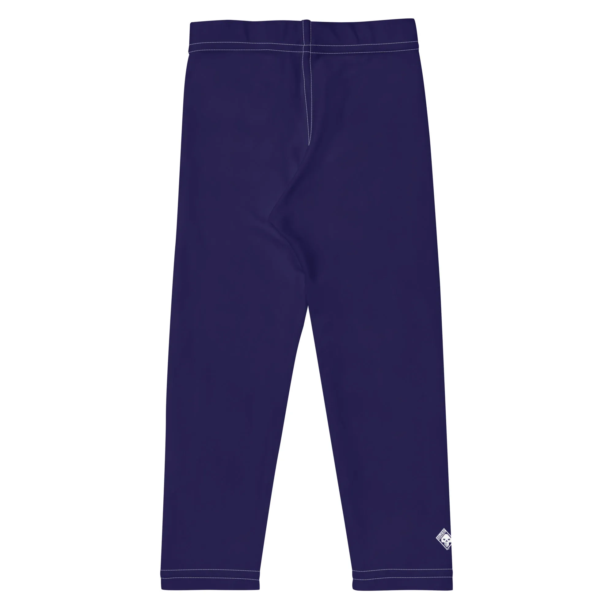 Sporty Vibes: Solid Color Leggings for Active Boys - Midnight Blue