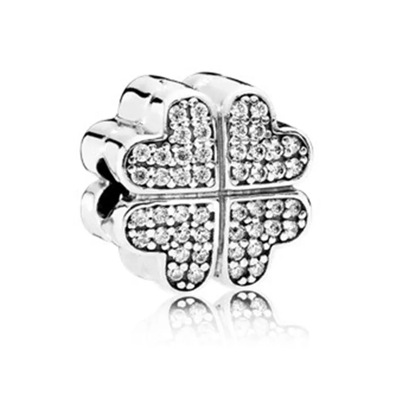 Sterling Silver Stylish Black Bead For Women Zircon Jewelry