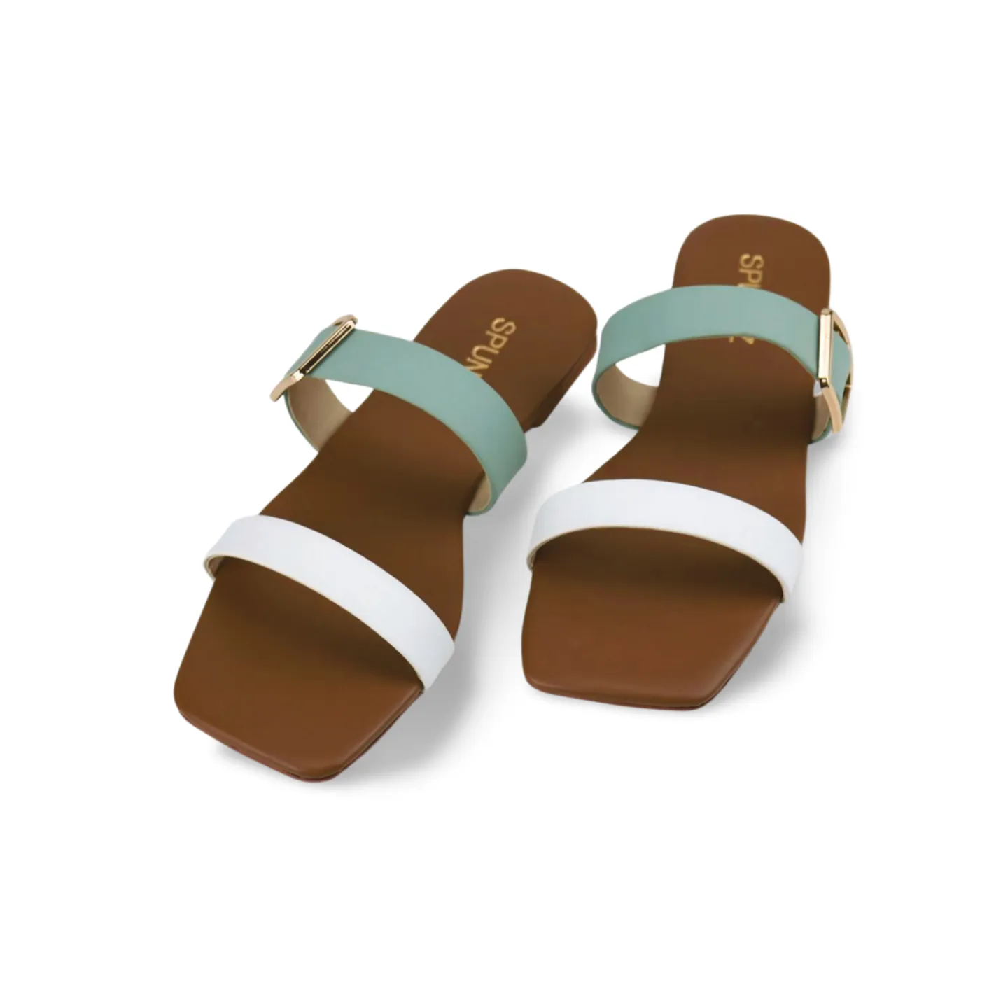 Stylish Casual Double Strap Flat Sandal For Women