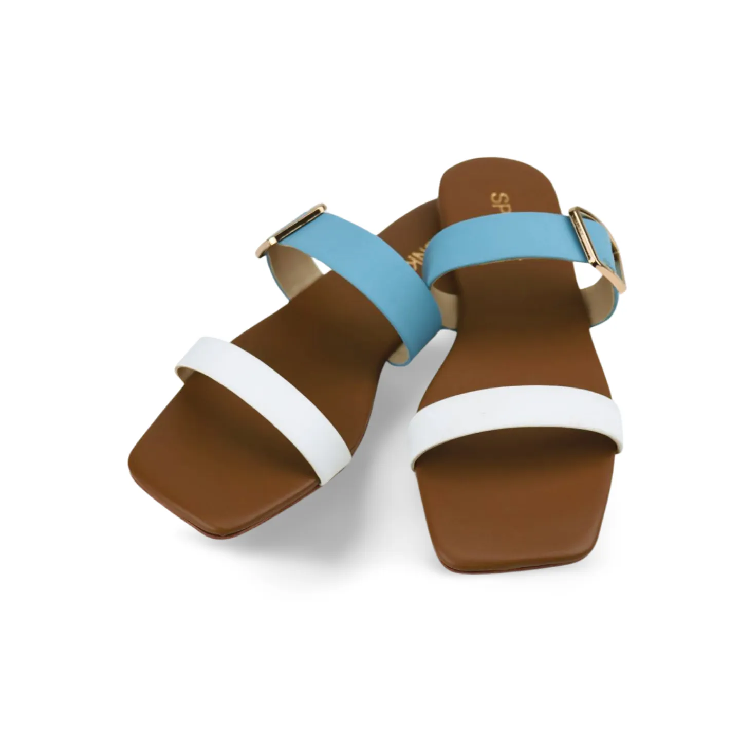 Stylish Casual Double Strap Flat Sandal For Women