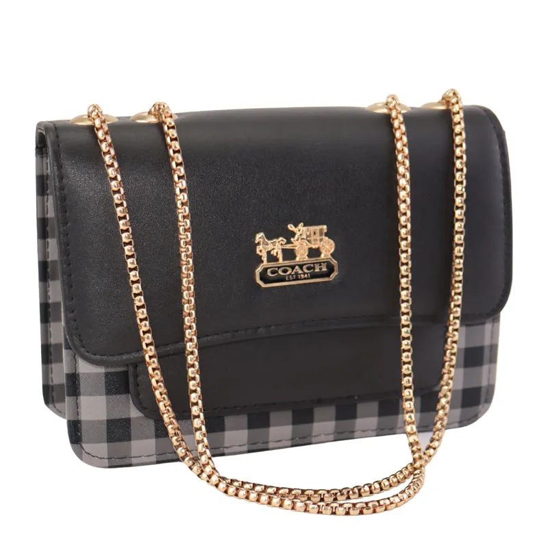 Stylish crossbody Purse with Gold Chain