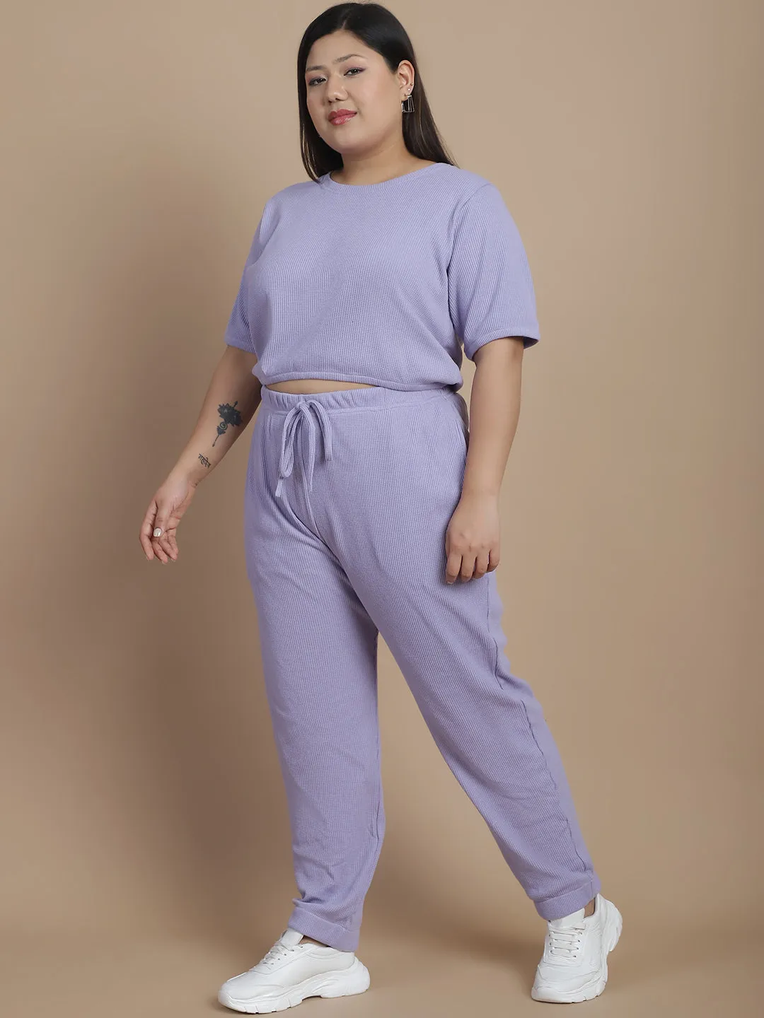 Stylish Pairing Top and Jogger Co-ord Set