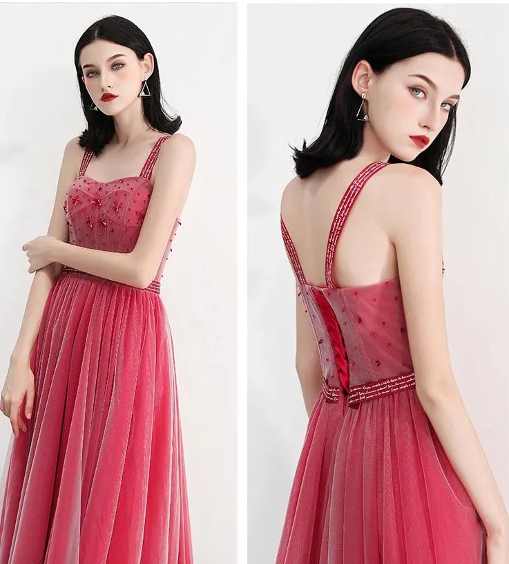 The Fayer Pink Sleeveless Gown