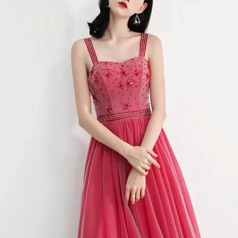 The Fayer Pink Sleeveless Gown