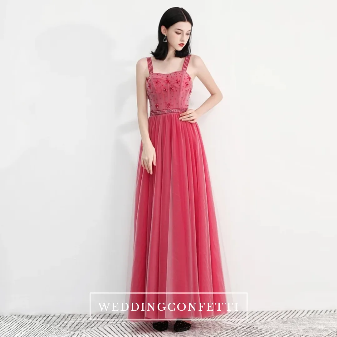 The Fayer Pink Sleeveless Gown