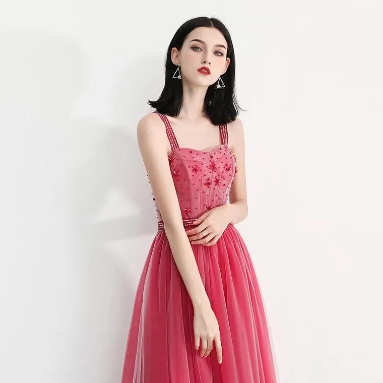 The Fayer Pink Sleeveless Gown