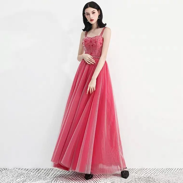 The Fayer Pink Sleeveless Gown