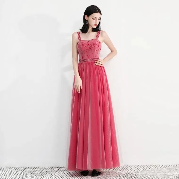 The Fayer Pink Sleeveless Gown