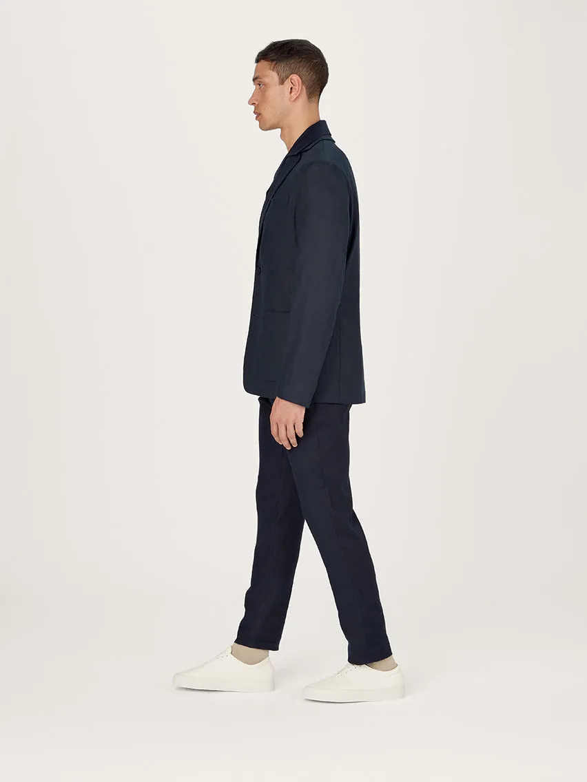 The Linen 24 Blazer || Navy | Linen